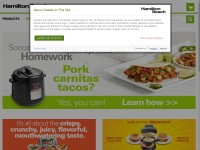 Desktop screenshot for hamiltonbeach.com