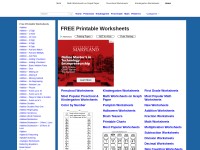 Desktop screenshot for worksheetfun.com