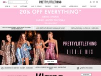 Desktop screenshot for prettylittlething.com