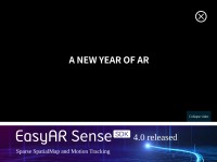 Desktop screenshot for easyar.com