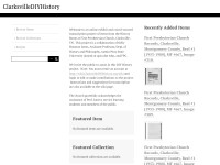 Desktop screenshot for clarksvillediyhistory.org