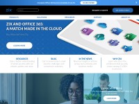 Desktop screenshot for zixcorp.com