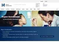 Desktop screenshot for regionh.dk