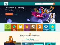 Desktop screenshot for brainpop.com