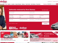 Desktop screenshot for dollar.com