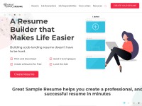 Desktop screenshot for greatsampleresume.com
