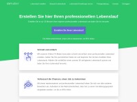 Desktop screenshot for cvmaker.de
