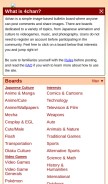 How 4chan.org looks like on a mobile device such as an iPhone.