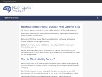 Desktop screenshot for nootropicssverige.org
