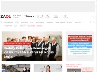 Desktop screenshot for zaol.hu