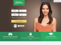 Desktop screenshot for elitesingles.com