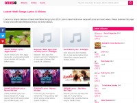 Desktop screenshot for lyricsio.com