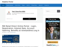 Desktop screenshot for helplineportal.in