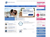 Desktop screenshot for banquepopulaire.fr