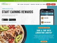 Desktop screenshot for rubios.com