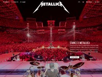 Desktop screenshot for metallica.com