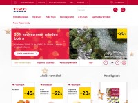 Desktop screenshot for tesco.hu