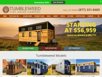 Desktop screenshot for tumbleweedhouses.com