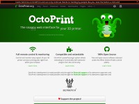 Desktop screenshot for octoprint.org