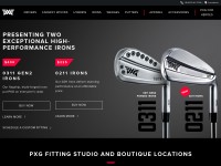 Desktop screenshot for pxg.com