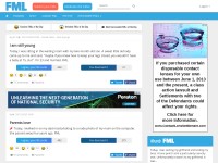 Desktop screenshot for fmylife.com