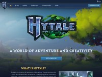 Desktop screenshot for hytale.com