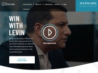 Desktop screenshot for levininjuryfirm.com