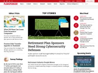 Desktop screenshot for plansponsor.com