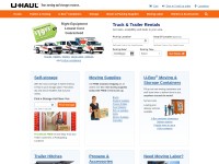 Desktop screenshot for uhaul.com