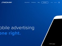 Desktop screenshot for adcolony.com