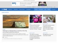 Desktop screenshot for bmj.com