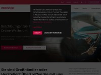 Desktop screenshot for intershop.de