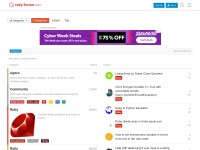 Desktop screenshot for ruby-forum.com