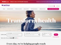 Desktop screenshot for aetnacareers.com