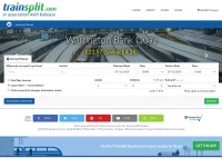 Desktop screenshot for trainsplit.com