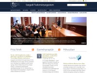 Desktop screenshot for u-szeged.hu