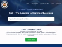 Desktop screenshot for kansaslicenseplate.com