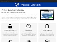 Desktop screenshot for medicalcheckin.com