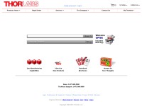 Desktop screenshot for thorlabs.com