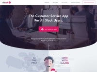 Desktop screenshot for slaask.com