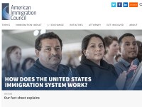 Desktop screenshot for americanimmigrationcouncil.org