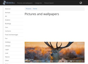 How 4everstatic.com looks like on a tablet such as an iPad.
