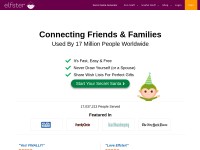 Desktop screenshot for elfster.com