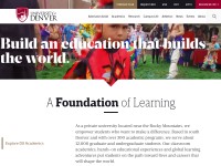 Desktop screenshot for du.edu