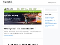 Desktop screenshot for couponsbag.in