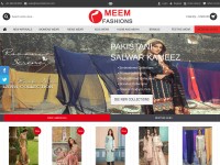 Desktop screenshot for meemfashions.com