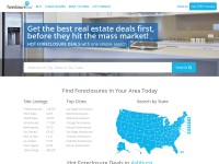 Desktop screenshot for foreclosure.com