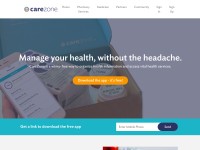 Desktop screenshot for carezone.com