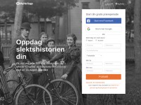 Desktop screenshot for myheritage.no