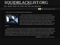 Desktop screenshot for squidblacklist.org